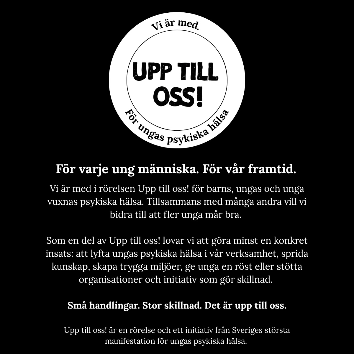 Linkedin mörk kvadrat - organisation